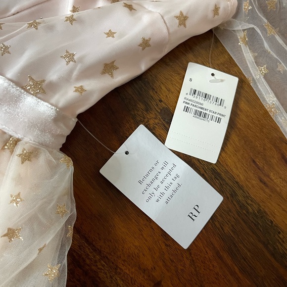 Rachel Parcell Glitter Star Long Sleeve Tulle Dress size small New with Tags - Picture 9 of 10